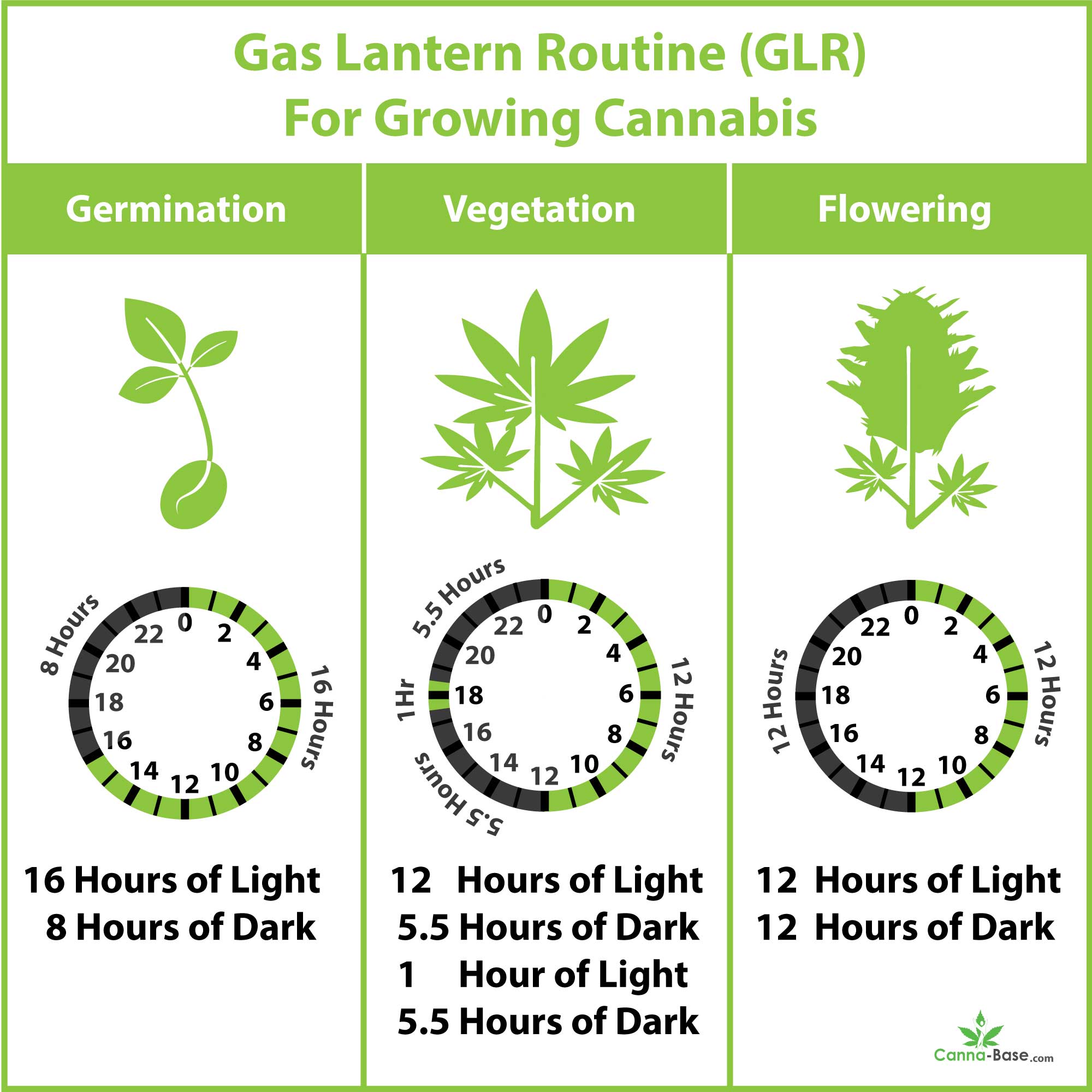 Cannabis Light Cycle Chart